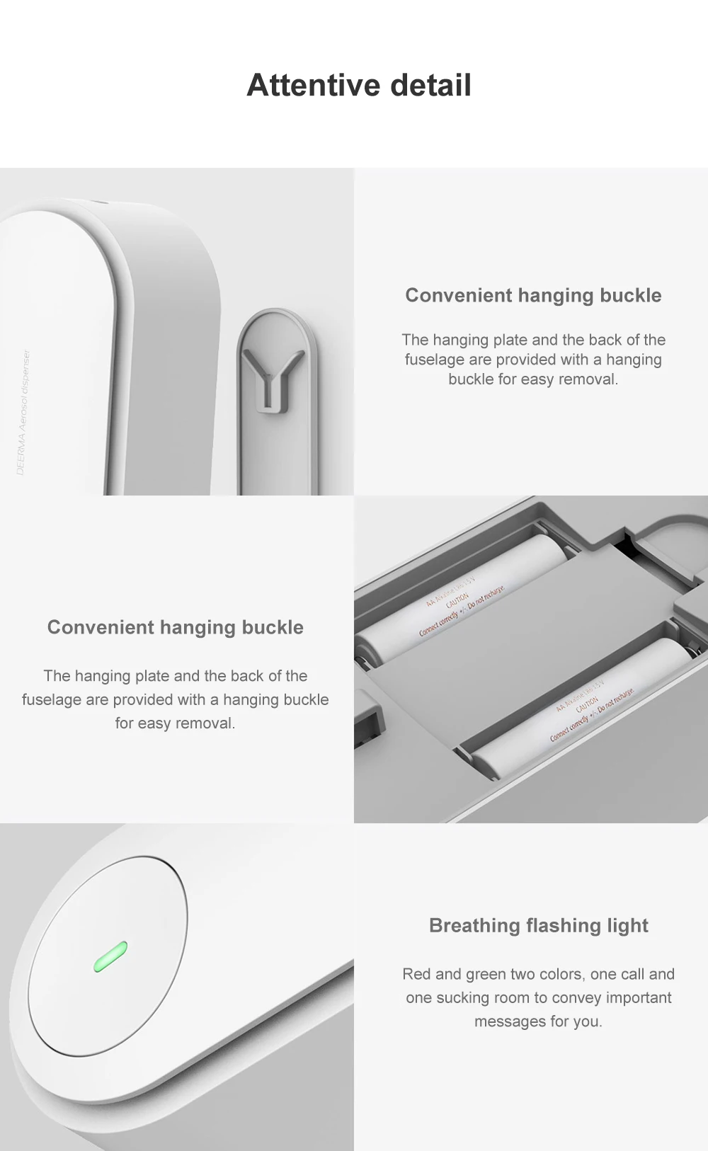 Xiaomi Deerma Slide Up автоматический парфюмерный опрыскиватель две модели вертикальный спрей Lasting Fregrant для спальни ванной комнаты