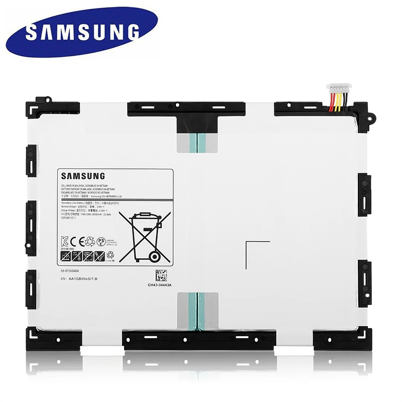 Оригинальная Аккумуляторная батарея для планшета 9 7 мАч Samsung GALAXY Tab A 6000 T550 T555C P555C