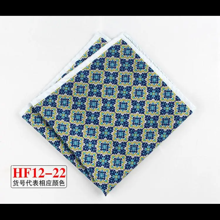 Популярный большой платок 32x32 см, мужской платок в горошек с узором пейсли и цветочным узором, квадратный мужской повседневный платок с узором пейсли для мужского костюма - Цвет: Photo Colors