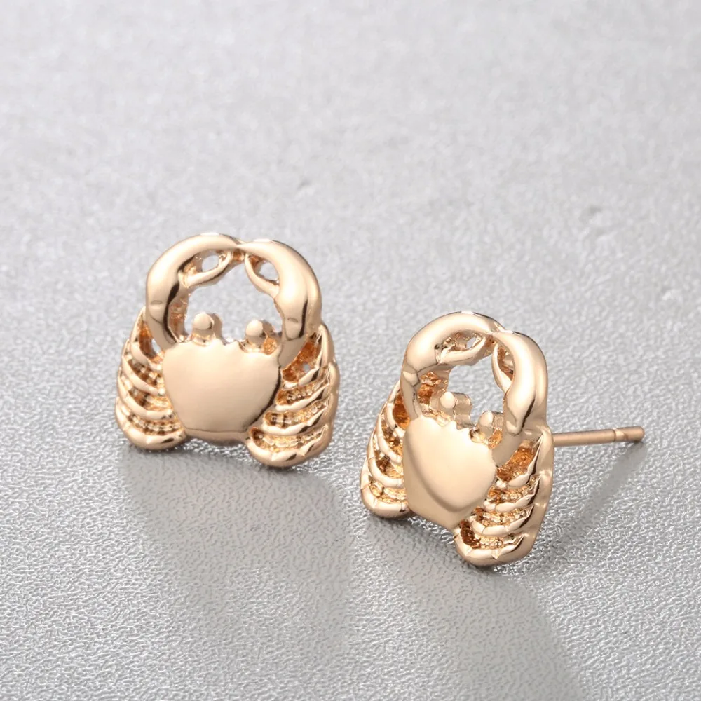 Chandler 2017 Модные Новые Популярные Роскошные серьги гвоздики с крабом для женщин