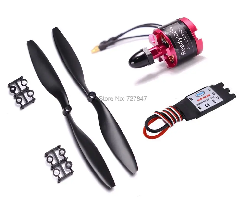 2212 920KV бесщеточный двигатель CW/CCW+ 30a simonk бесщеточный ESC+ 1045 Пропеллер для F450 F550 S550 F550 рама квадрокоптера