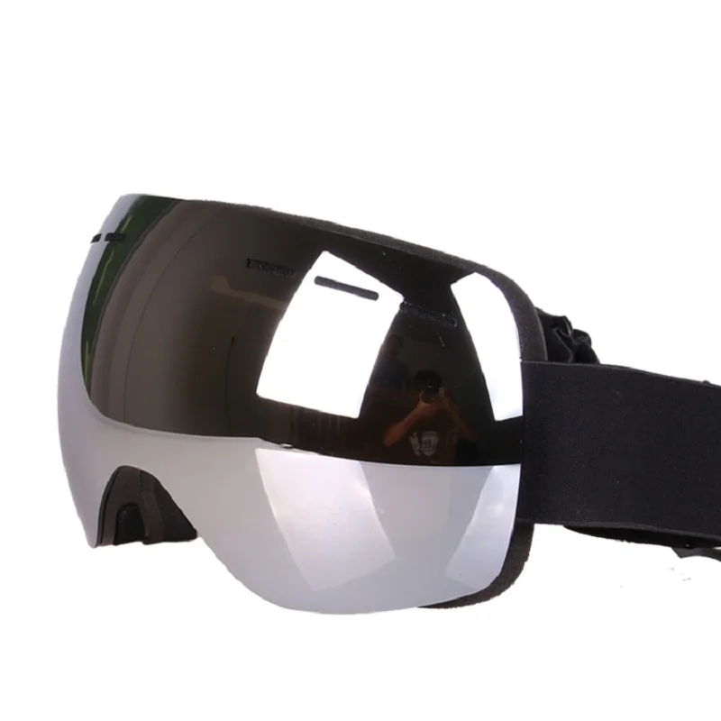 Мотоциклетные очки байкерские зимние лыжные UV400 двухслойные противотуманные