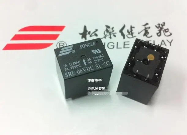 

Relay SRE-06VDC-SL-2C 8 feet 3A 250V 4137