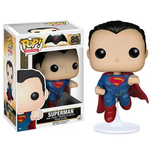 Экшн-Комиксы funko pop Супермен против Бэтмена 85 # фигурка Виниловая Коллекционная