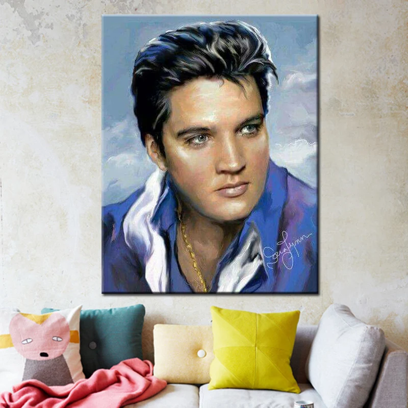 

Современные настенные картины Elvis Presley, Постер короля, винтажные раскраски по номерам, рисование по номерам