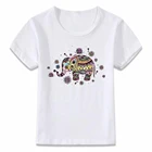 Детская одежда, футболка с цветочным рисунком слона, Детская футболка для мальчиков и девочек рубашки для малышей, футболка oal208