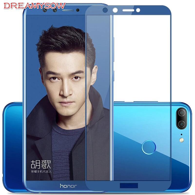 Full Cover Tempered Glass For Huawei Honor 9Lite 9H Toughened Screen Protector Black & White Blue Gray | Мобильные телефоны и