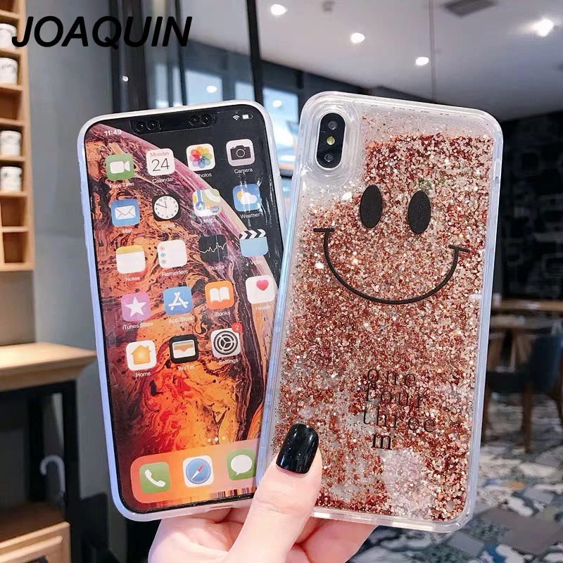 Роскошный мерцающий динамичный жидкий песок чехол для iPhone 6 6S 7 8 Plus ЗОЛОТОЙ