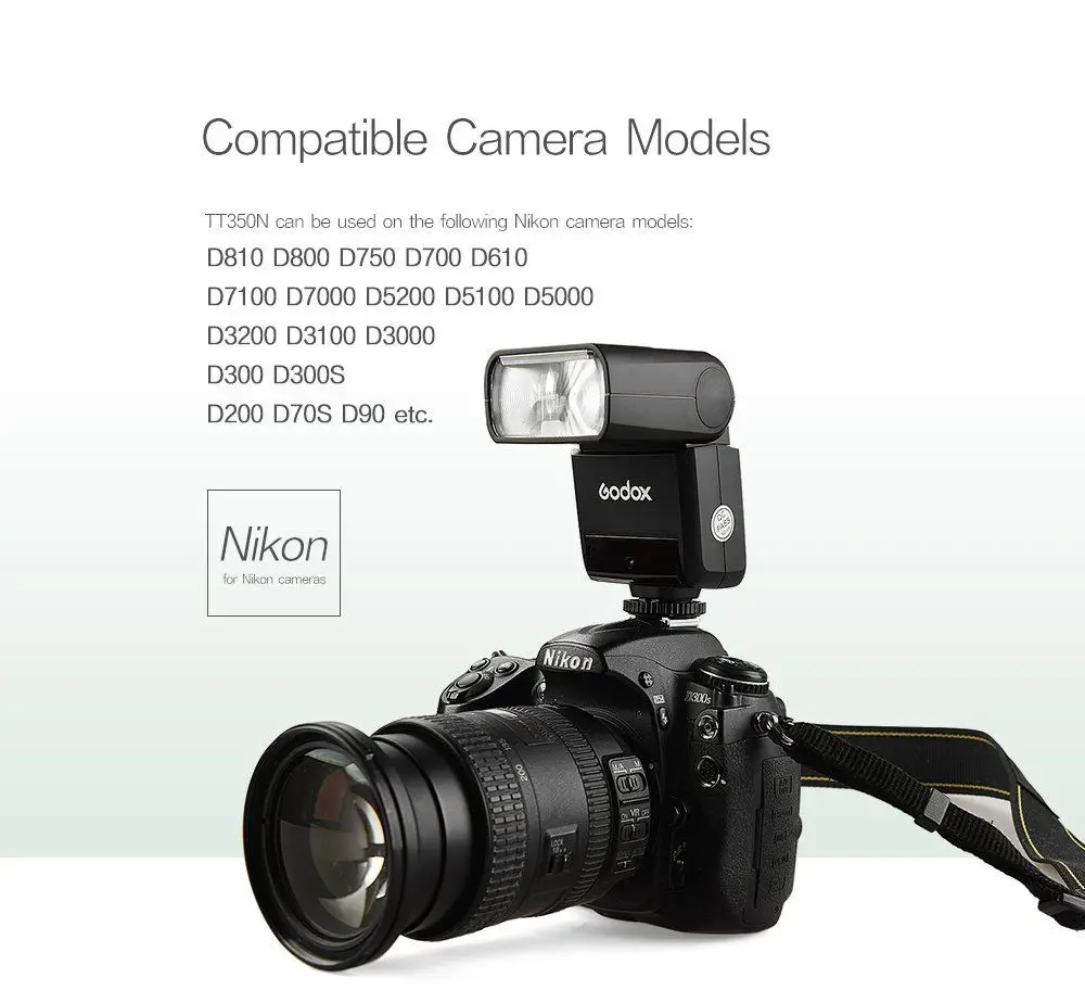 Godox Mini Speed lite i TTL TT350N высокая скорость вспышки DSRL 1/8000s GN36 + 2 4G беспроводной триггер