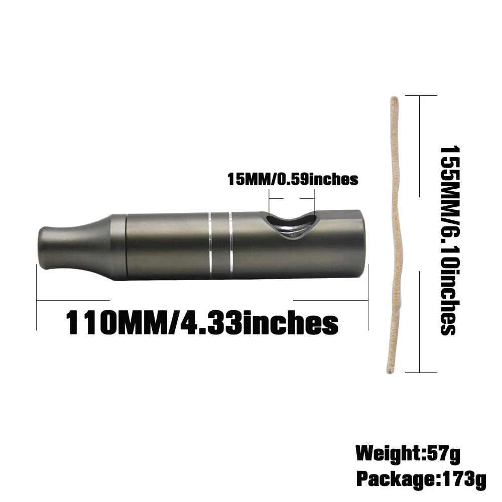 Металлическая трубка для травы со встроенной стеклянной чашей сигарет серия