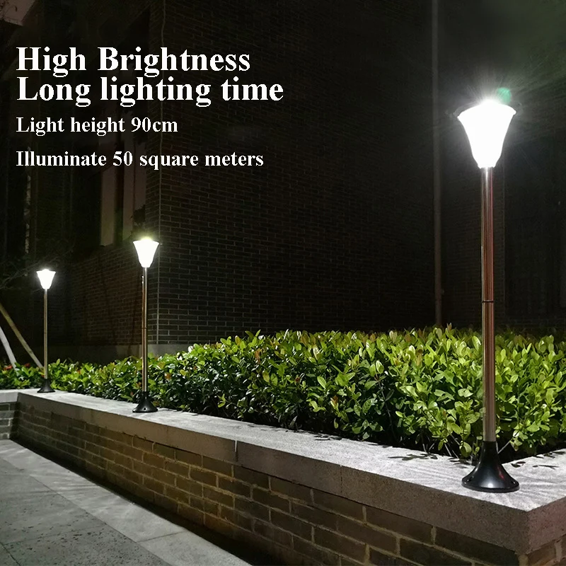 Многофункциональный Солнечный Белый светодиодный садовый Ландшафтный фонарь