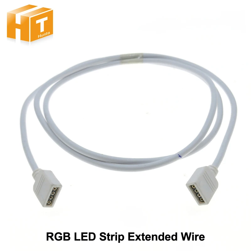 RGB Светодиодная лента 4 контакта 1 метр фоторазъем.|wire fuse|connector tncconnector |