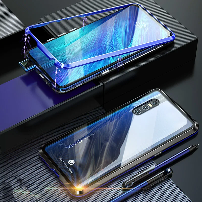 Для Samsung A30 50 60 70 80 двусторонняя магнитная металлическая граница King A7 2018 все