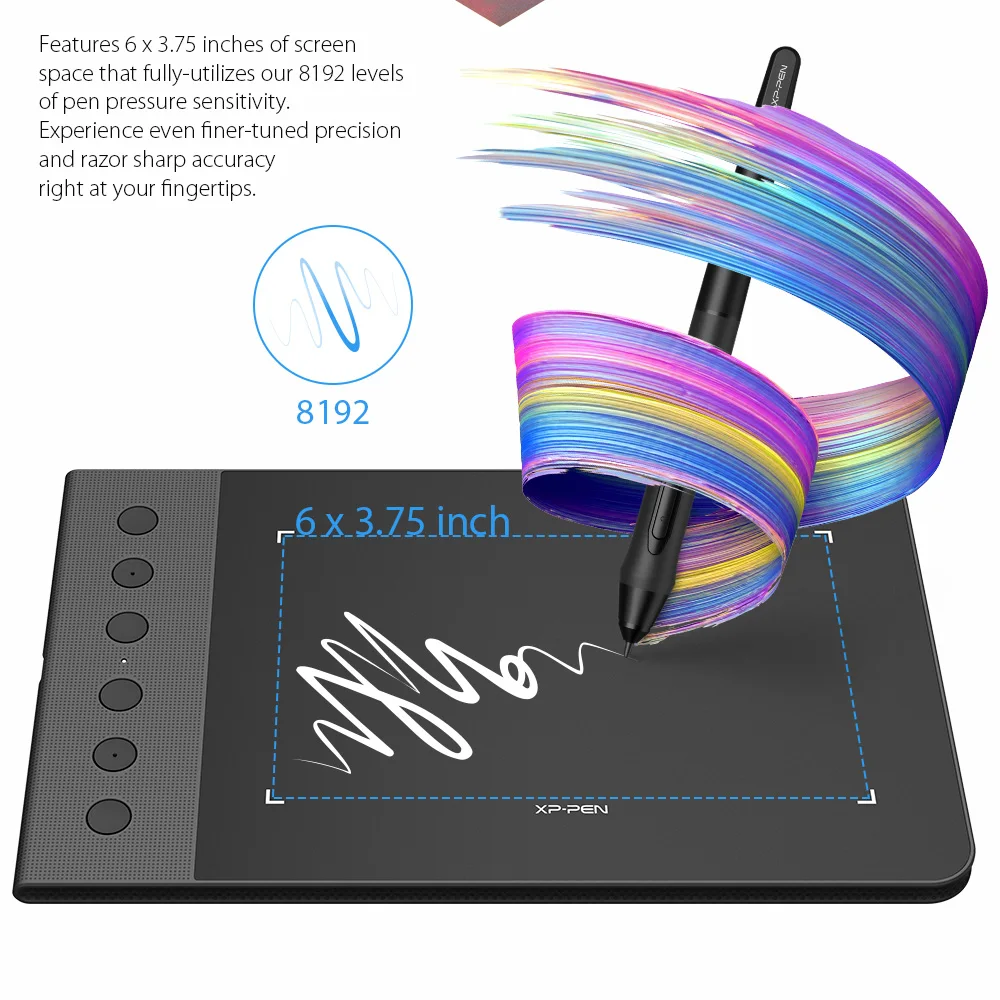 XP-Pen G640S 6x4 дюймов Цифровой Графический Планшет для рисования и OSU! и 6 горячих клавиш совместится с Android