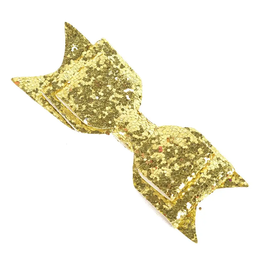 Заколки для волос с большим блестящим бантом девочек 1 шт. детские заколки в