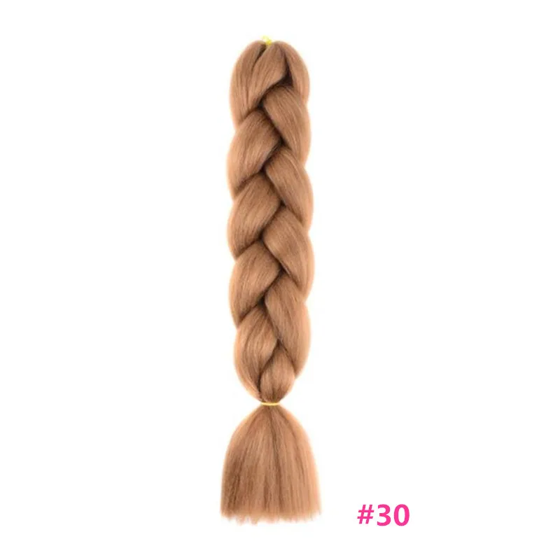 P12/613 Pervado волосы 2"(60 см) 1 шт. большие синтетические косы волосы для наращивания серый розовый синий сплошной цвет крючком плетение волос оптом - Цвет: P12/613
