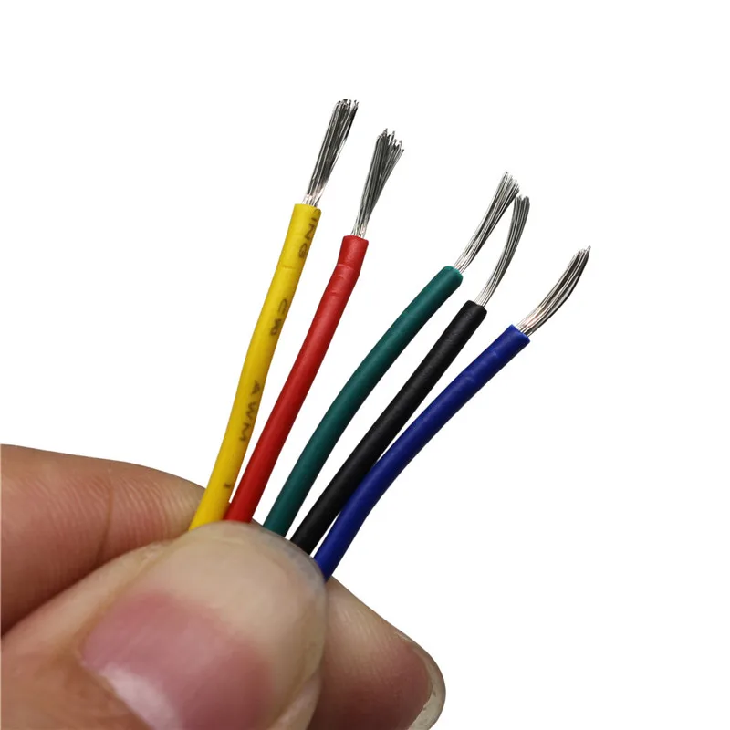 UL 1007 28AWG 50 м луженый медный провод многожильный и кабель ПВХ Материал диаметр