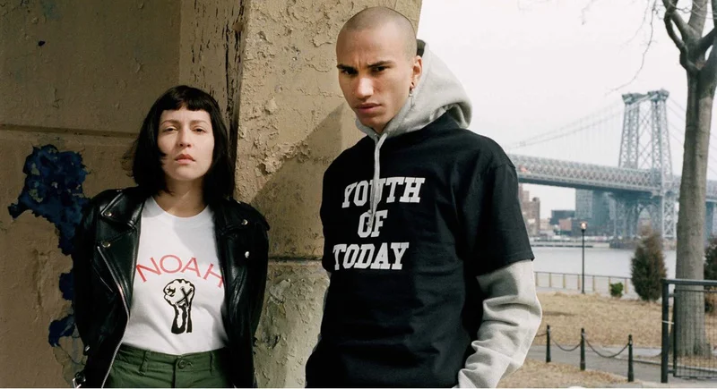 Ноя 19ss футболка для мужчин женщин 1:1 уличная Harajuku Stranger Youth of Today логотип Футболка