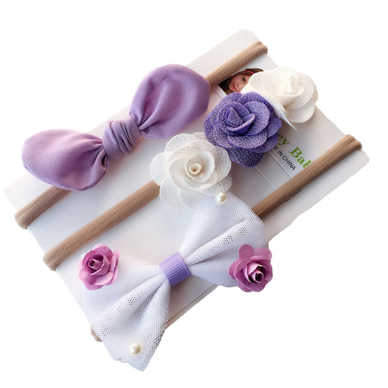 Комплект детской одежды из 3-х предметов спандекс нейлон ободок с кроличьими