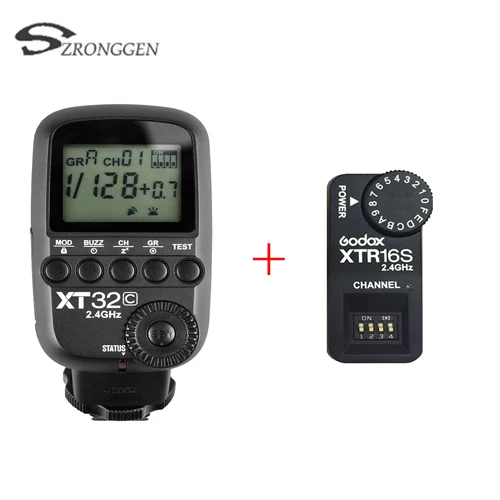 ST 32C STR16S Godox xt32 E-TTL I-TTL Flash триггера 2.4 г Беспроводной для Canon Nikon tt685 V860 II V850 AD360 II AD180 - Цвет: ST 32C STR16S