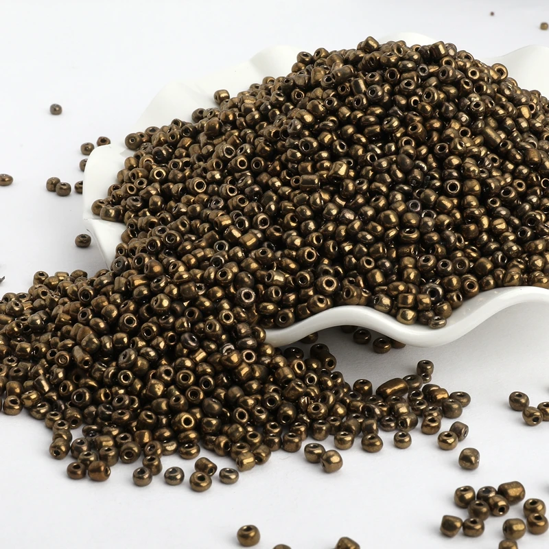 Стеклянные бусины 4 мм 200 шт./лот с круглыми отверстиями для изготовления