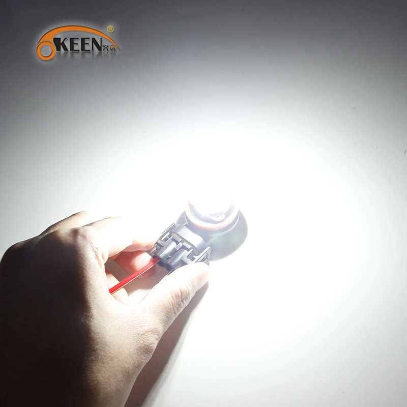 Светодиодный налобный фонарь OKEEN 2 шт. 3030 чип 26SMD H4 светодиодный H8 H11 H9 9006 9005 6000K