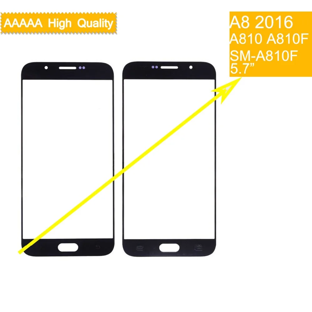 Сенсорный экран для Samsung Galaxy A8 2016 A8100 A810 A810F A810DS A810H передняя панель стеклянная
