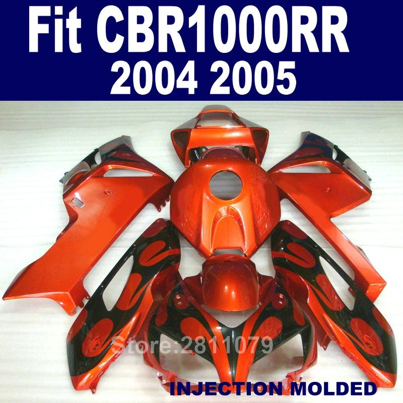 OEM высокое качество Лидер продаж комплект обтекателей для Honda CBR1000RR 04 05 сгоревшая