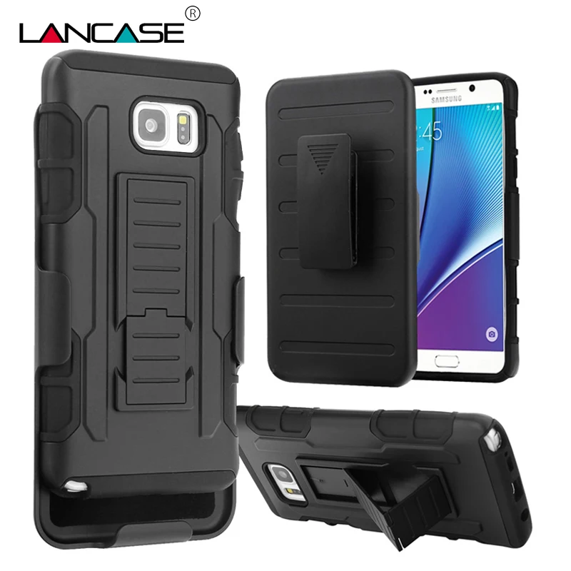 For Samsung Galaxy A5 2017 Case 3 in 1 Belt Clip Stand Armor 2016 S7 Edge S6 S5 J5 J3 Note 5 Shockproof |