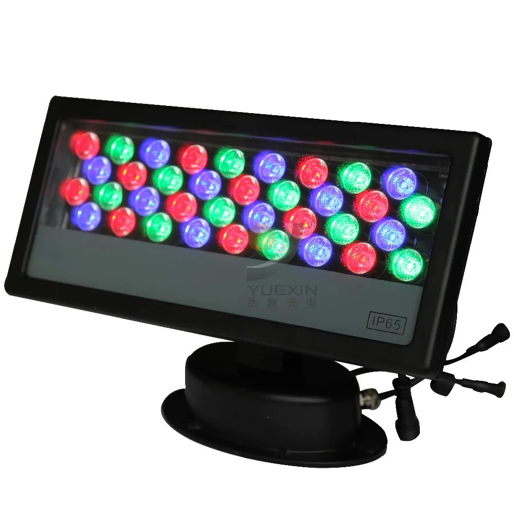 36W RGB наружный светодиодный прожектор с эффектом стирки для сценического