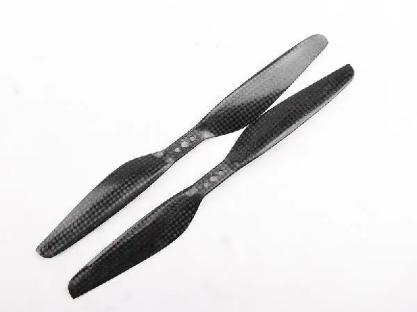 

MIGE 11 x 3.7 / 1137 3K Carbon Fiber Propeller Set (one pair 1xCW, 1xCCW) for RC Quadcopter Multicopter
