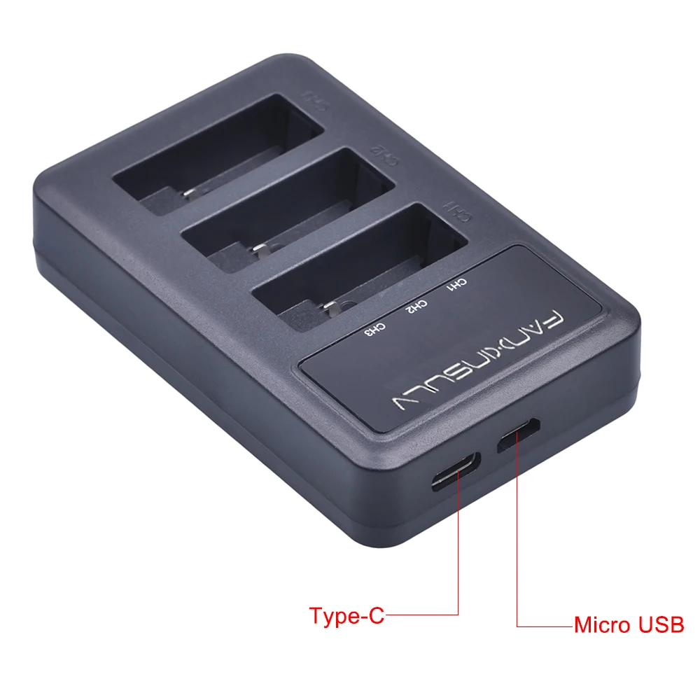 AHDBT 401 USB LED 3 портовое зарядное устройство для Gopro Hero 4 Go Pro Hero4 gopro батарея экшн