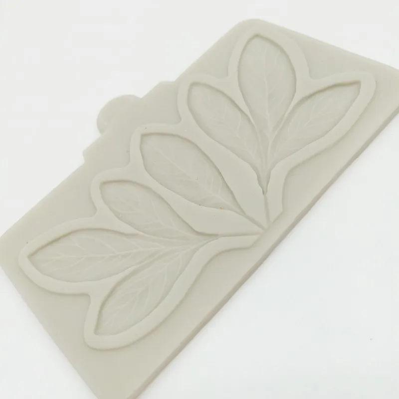minsunbak Latest Leaf Silicone Mold High Quality Fondant Cake Decorating Tools SugarCraft | Дом и сад