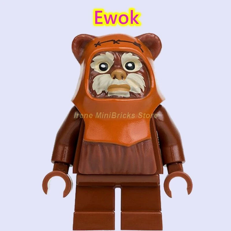 Ewok Звездные войны, клон, штурмовик, Ewok Jabba Han Solo Leia, принцесса Дарт Вейдер, Звездные войны, игрушки для детей, строительные блоки, Звездные войны - Цвет: Ewok