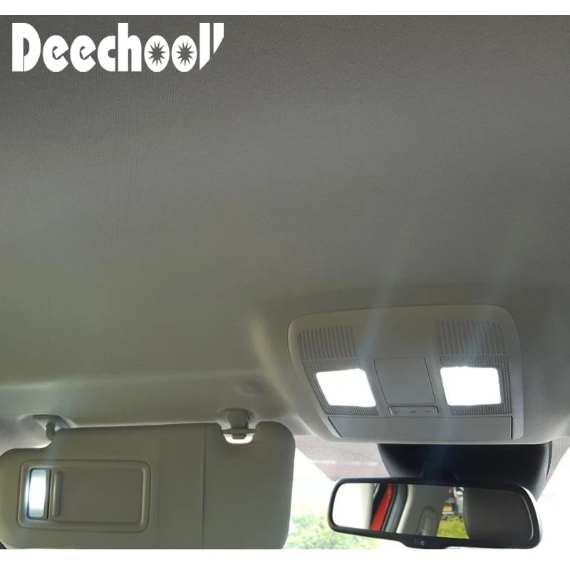 Deechooll 9 шт. Автомобильный светодиодный светильник для Mazda 6 2003-2008, белый внутренний светильник ing для Mazda 6 GG1 03-08 купольный светильник