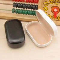 5pcs new fashion diy pure color multifunctional spectacle cases contact lens case storage box reading glasses box 9 55 53 2cm