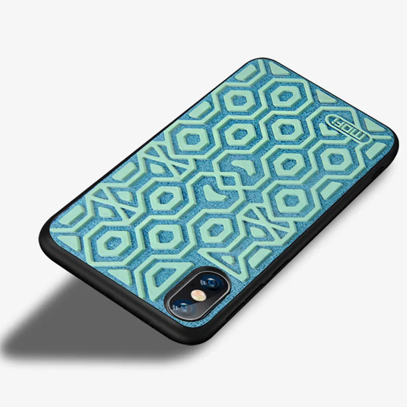 green Чехол MOFI для iPhone XS Max, чехол, Силиконовый противоударный задний Чехол, ткань, защита от скольжения, защитный чехол для iPhone XR XS, чехол s - Цвет: green