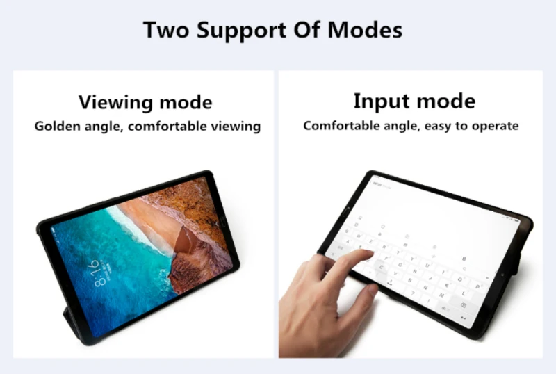 Тонкий оригинальный чехол Xiaomi mipad 4 plus 10 1 &quotSmart Magnet Mi Pad4 Mipad capa De Couro PU + PC Wake Auto-Sleep Cover