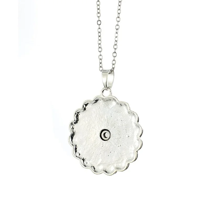 12 Constellation Necklace Silver Plated Women Glass Cabochon Charm Pendant Twelve Zodiac Sing Jewelry | Украшения и аксессуары