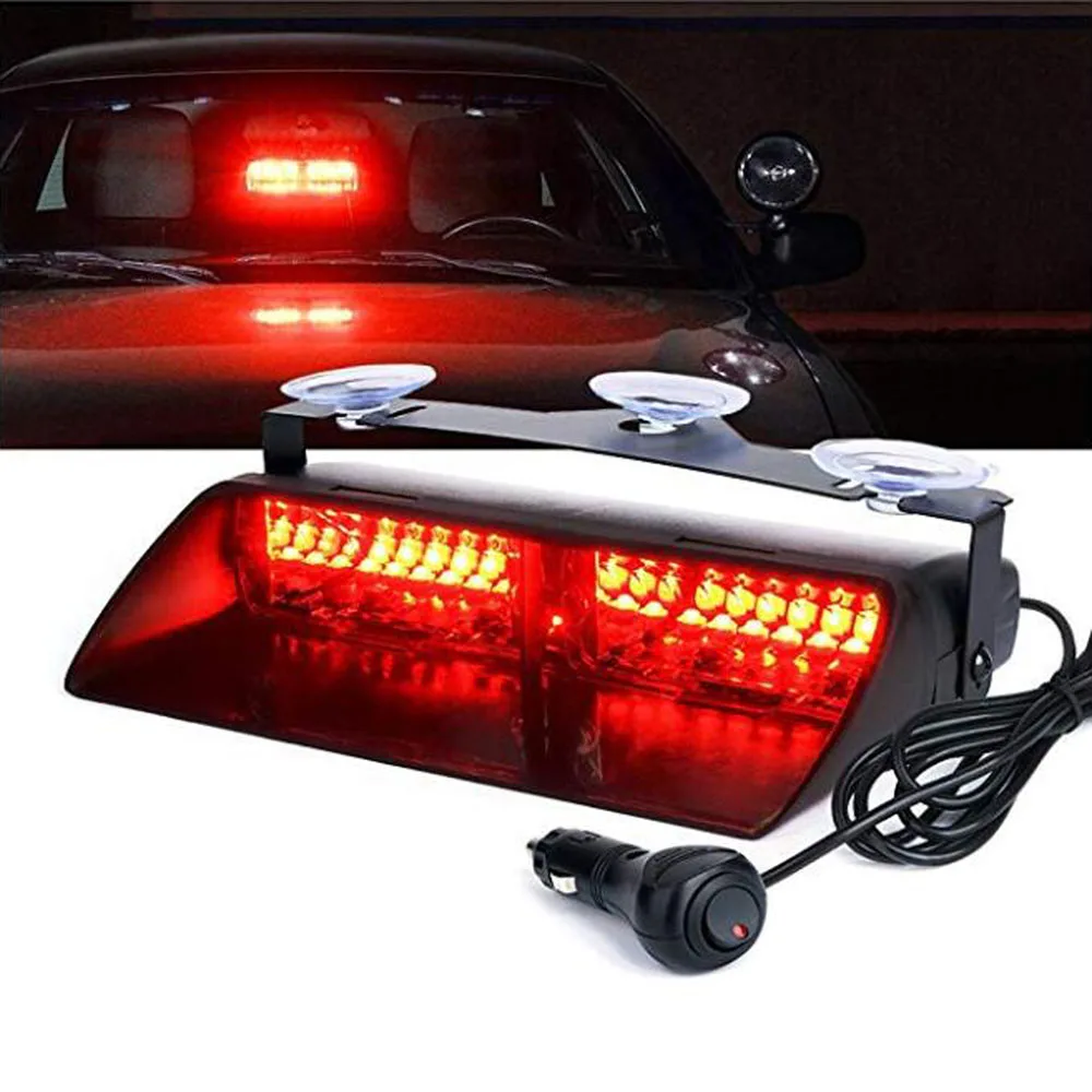 DC 12V аварийного автомобиля грузовика мигалкой тире Strobe Light Предупреждение