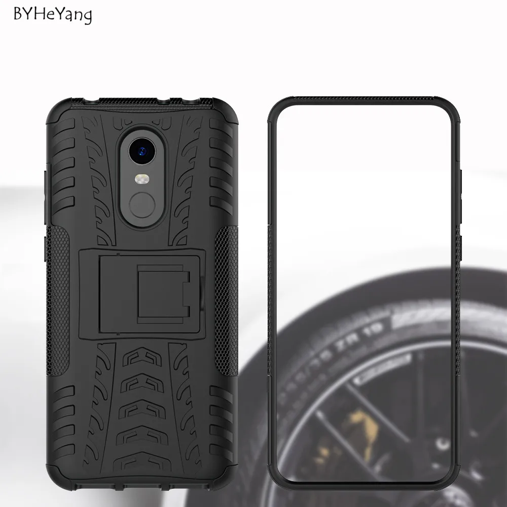 BYHeYang For Xiaomi Redmi 5 Plus Case TPU + PC Armor Shockproof Silicone Back Coque |