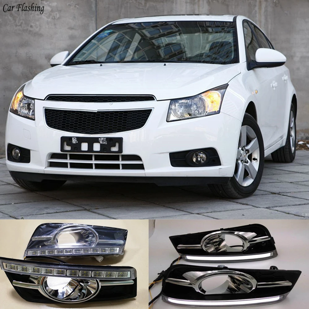 Автомобильный мигающий светодиодный светильник 2 шт. для chevrolet cruze 2009 2010 2011 2012 2013