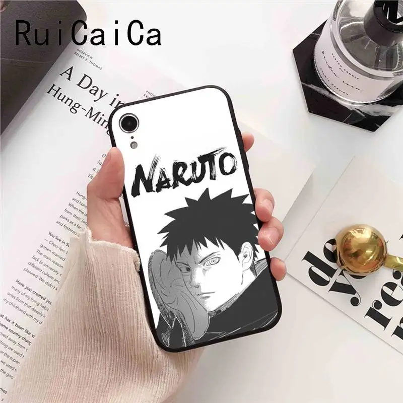 Чехол для телефона Ruicaica Naruto akatsuki pain Itachi Uchiha Japanese black iPhone 8 7 6 6S 6Plus X XS MAX 5 5S SE XR |