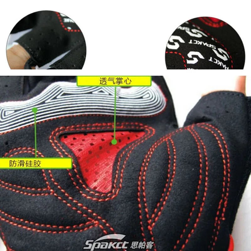 Новое поступление фирменные силиконовые гелевые велосипедные перчатки с