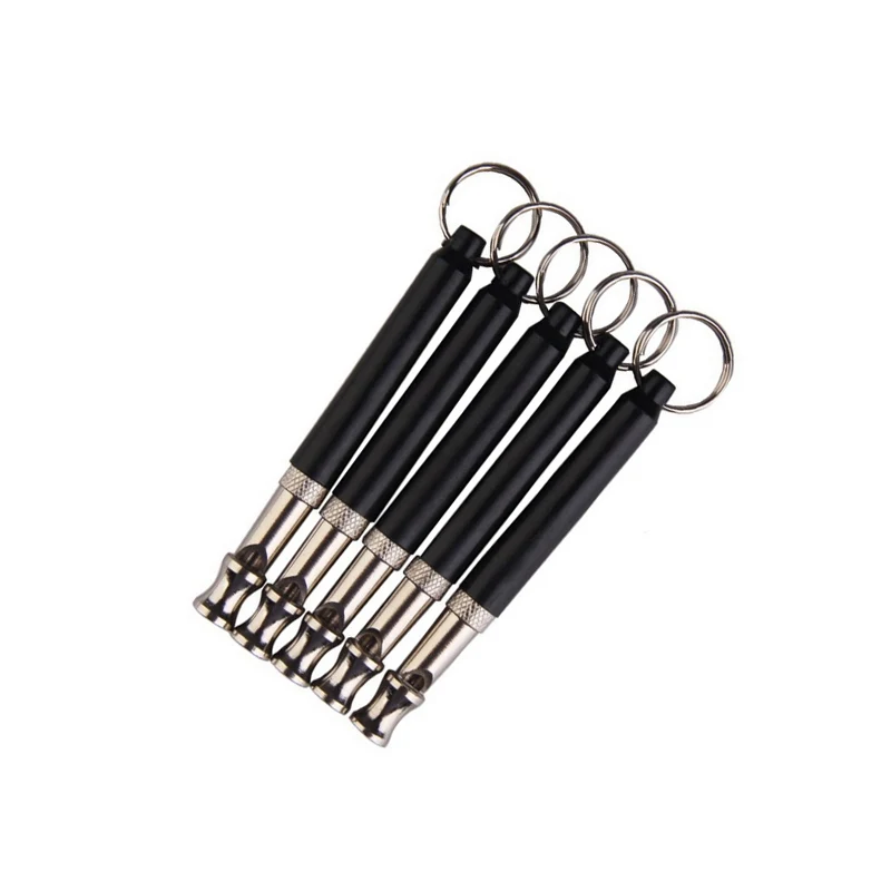 1 шт. Chien Chat Formation Obeissance Noir Sifflet A Ultrasons Supersonic Son Terrain Calme Trainning Sifflets Animaux Fournitur|Свисток для собак| |