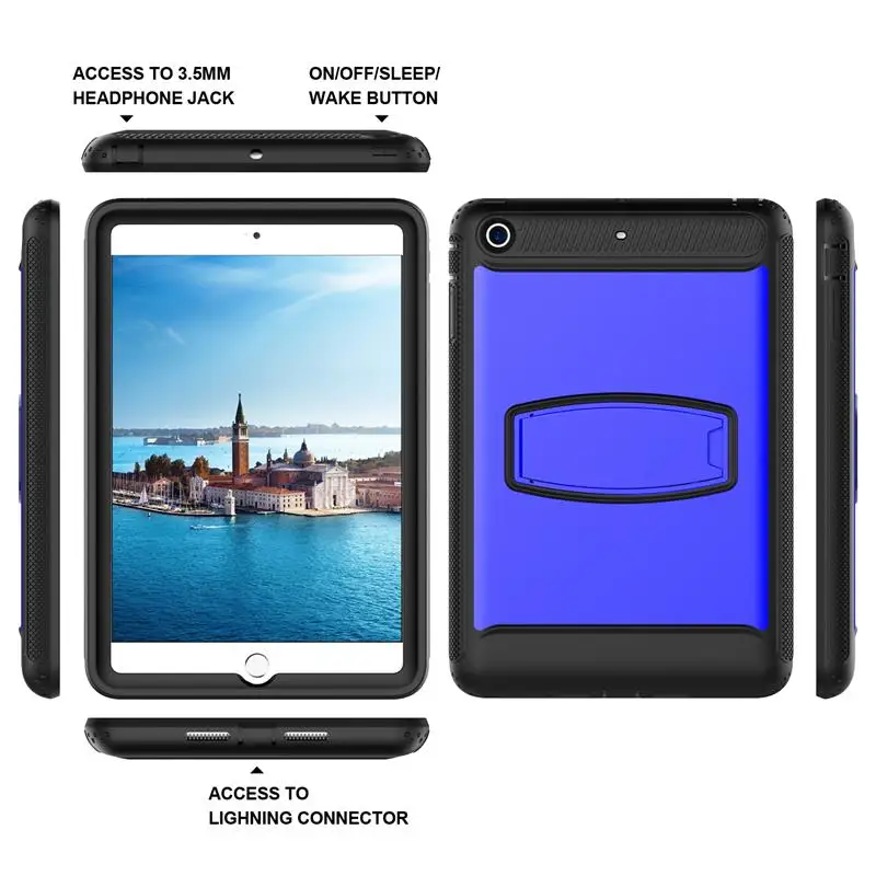 Жесткий Чехол-подставка XSKEMP для iPad mini 4 7 9 A1538 A1550 ударопрочный защитный чехол с