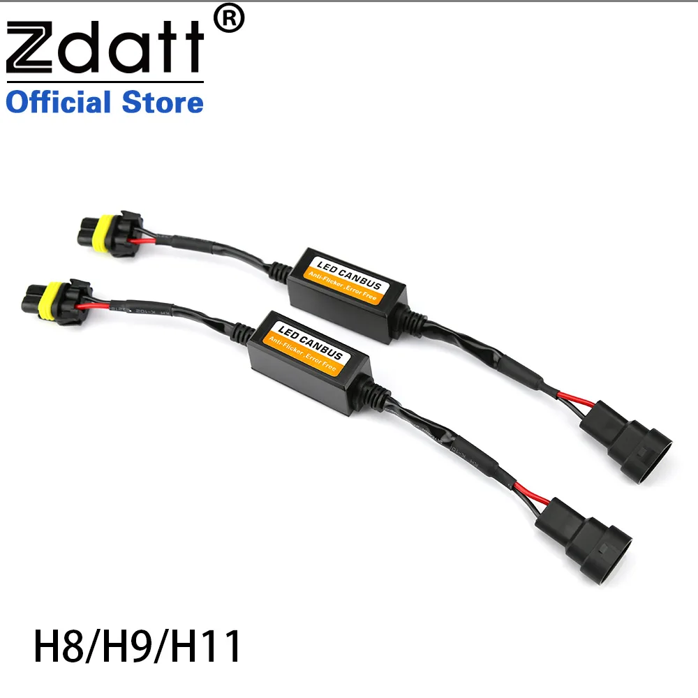 Zdatt H7 LED CANBUS декодер H11 9005 9006 HB3 HB4 H1 H3 автомобильный предупреждающий Canceller анти EMC