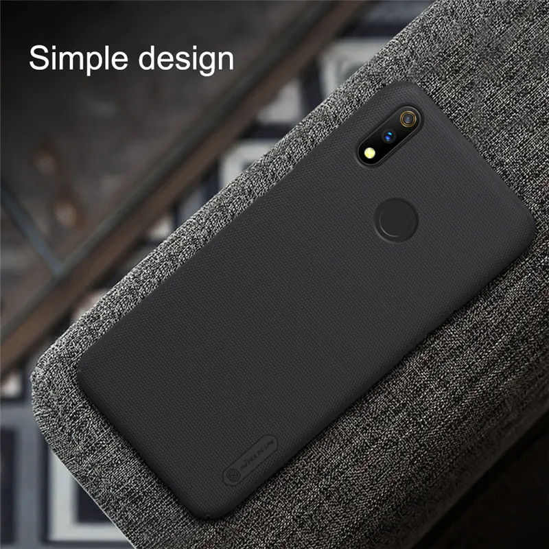 Оригинальный матовый чехол Nillkin для OPPO Realme 3 Pro жесткая задняя защитная оболочка X