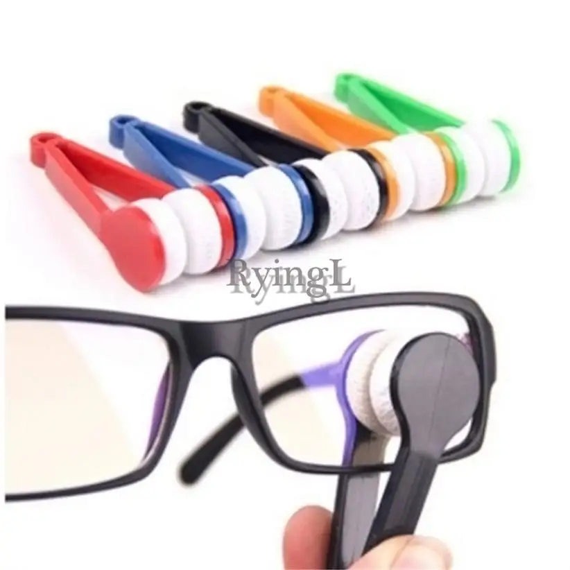 /2 шт Двухсторонние солнцезащитные очки щетка из Микрофибры Очиститель Щетка