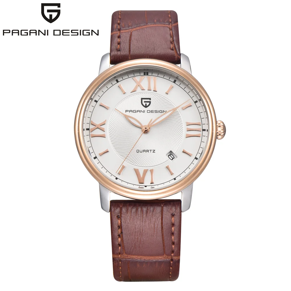 Pagani Дизайн бренд Для женщин Мода кварцевые часы Водонепроницаемый 30 м shell
